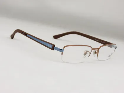 Half Rimless Red Ray Ban Glasses Frames For Women Rb6218 2691 51-18-140