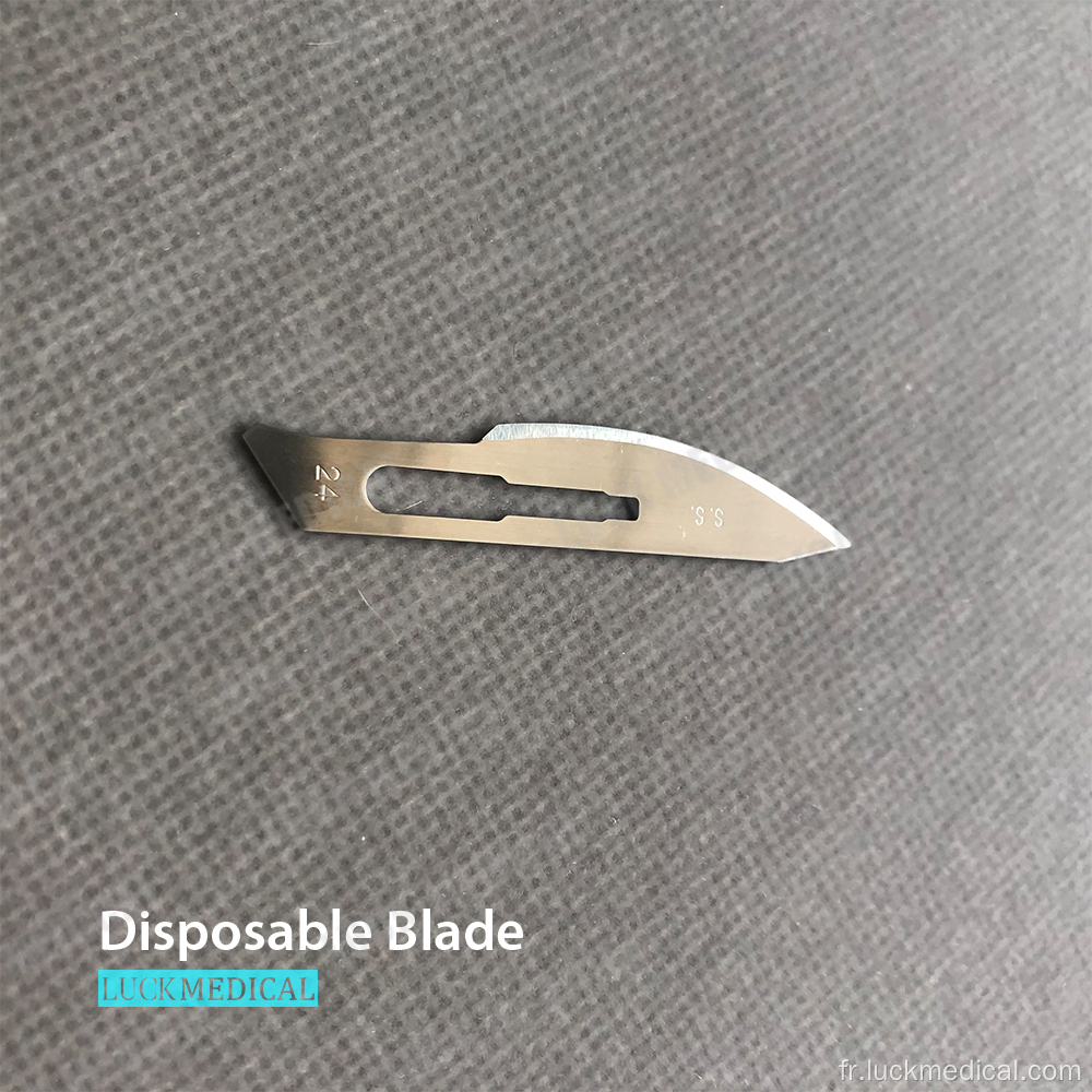 Blade jetable couteau chirurgical