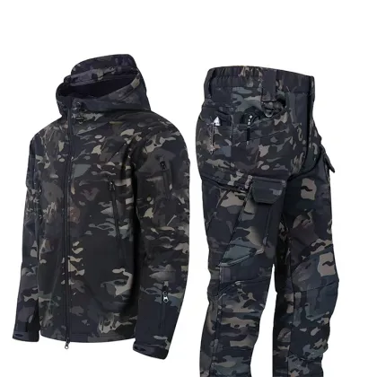 Tactical Factory Supply Camouflage Jacket - Windproof Hiking Clothing