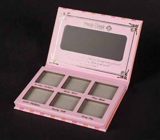 Custom Printed Paper Cardboard Eyeshadow Palette Box