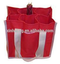 Durable in use 4 bottle wine tote bag