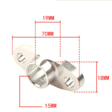 Turbine steel braided drain return line kit AN10