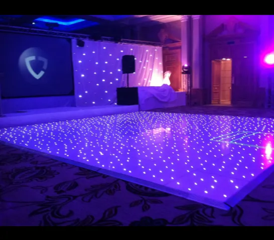 Wireless Remote Starlight LED Dance Floor with Magic RGB Tri-color or White LEDs - Perfect for Wedding Parties