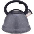 Grey Durable Color Stainless Steel Whistling stovetop Teapot