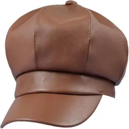 Leather painter hats for women