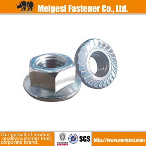 Hexagonal Nut With Flange Different Types Of Nuts, High Quality