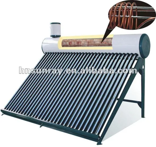 compact unpressurized copper coil solar water heater system