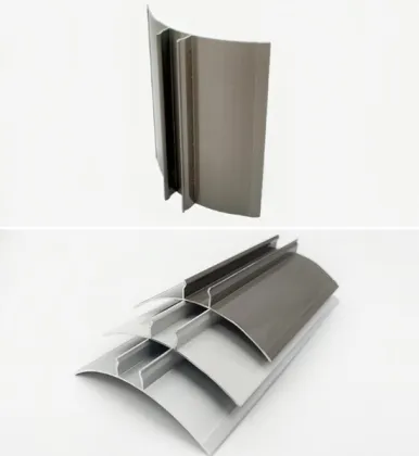 Curved Extruded Aluminum Frame For Advertising Display