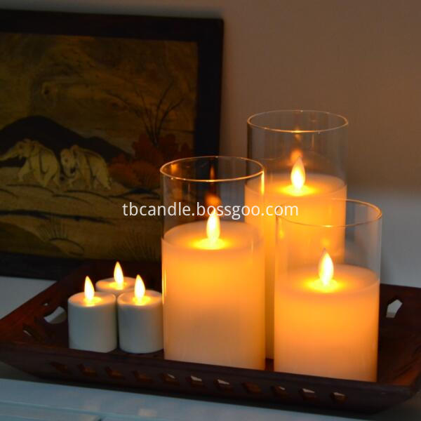 moving wick led candles