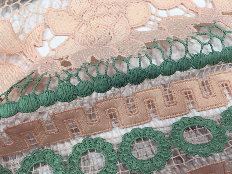 Chemical Lace Embroidery Fabric
