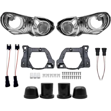 TAOCHIS Car Headlights Fast Installation Kit for Toyota Corolla 2017-2018 Halogen High Beam