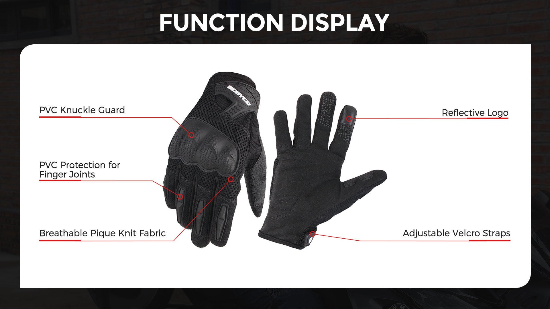 breathable riding gloves