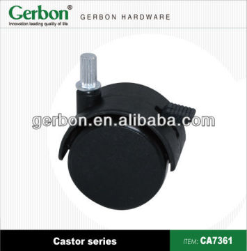 small chair caster with thread