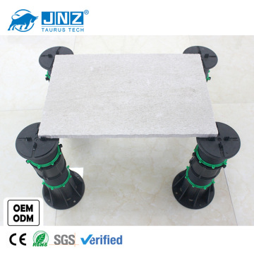 JNZ outdoor raised stone free sample adjustable plastic pedestal