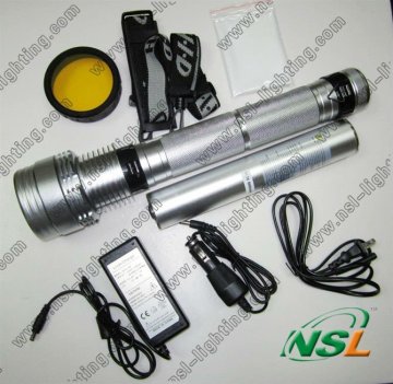 High Power 85W/65W/45W HID Xenon Flashlight 8500LM 5 Mode Torch Light for Camping Hiking Cave Explore