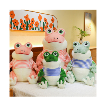 Washable Durable Frog Stuffed Animal Toy - Factory Price for Gifts