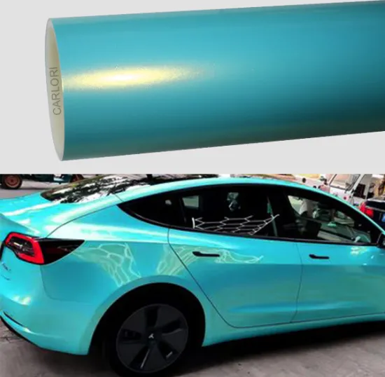 metallic fantasy ice-snow blue car wrap vinyl