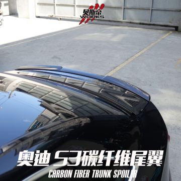 2013-2016 S3 A3 SLINE SEDAN RW STYLE CARBON FIBER TRUNK SPOILER FOR AUDI