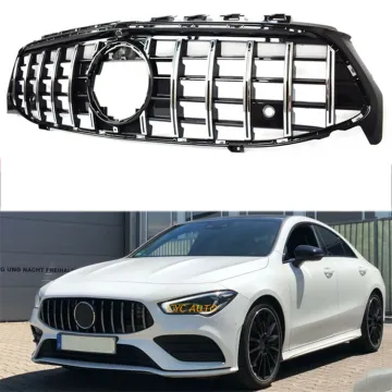 CLA C118 Car Modified Front Bumper Grille for Mercedes Benz CLA Class W118 GT Mesh Grill 2019-2022