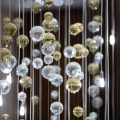 Lámpara de araña con forma de burbuja para vestíbulo de banquetes