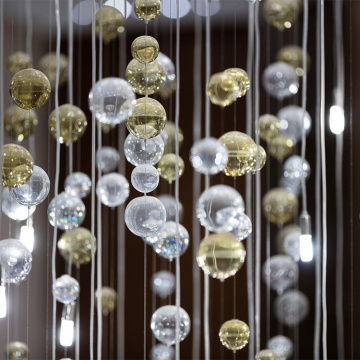 Lustre en forme de bulle pour hall de banquet