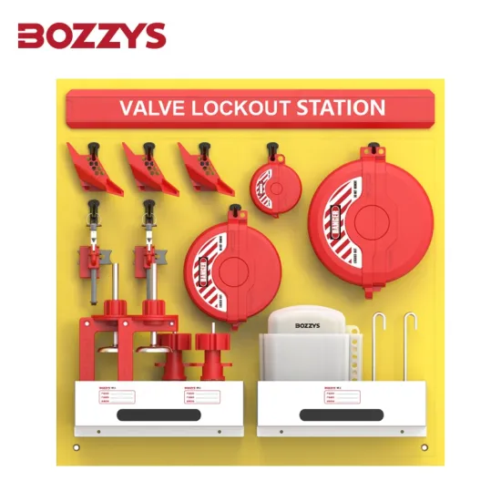 Customizable BOZZYS LOTO Open Visual Lockout/Tagout Board for Enhanced Workplace Efficiency