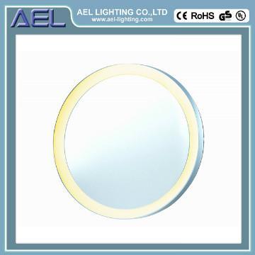Illuminated Round Bathroom Mirror with PC Frame