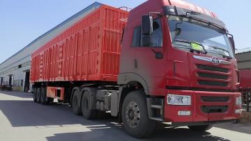 Containertype vracht semi-boxaanhangwagen