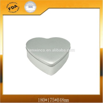 Big Size Heart Shaped Gifts Tin Packaging