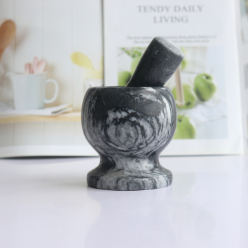 Durable Natural Stone Mortar and Pestle Set for Spices and Herbs