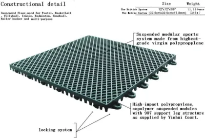 sports floor-plastic floor(outdoor)