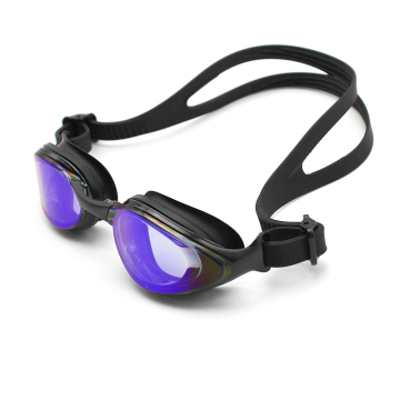Adjustable Silicone Swim Goggles with No Leaking for Adults
