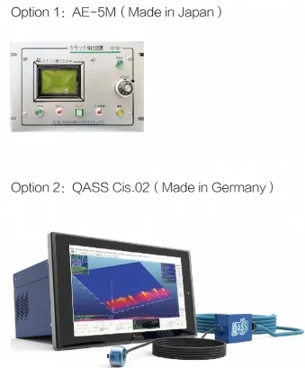 Real-time AE crack monitoring equipment
