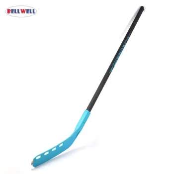 Customizable 100% Carbon Fiber Ice Hockey Goalie Stick with Mini Black Field Composite Ball