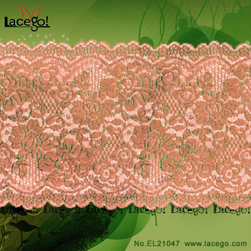 china made Nylon jacquard elastic lace