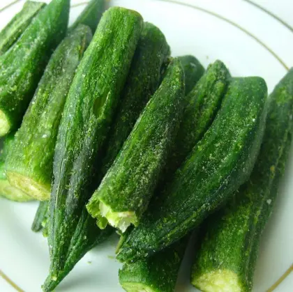 Vacuum Fried Crispy Okra
