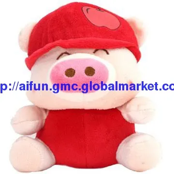 Plush & Stuffed toys, Cute Piglet shaped, OEM / ODM acceptable.