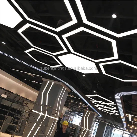 Aluminum Hexagon Chandelier LED Pendant Light