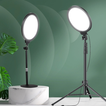 Video LED de 10 '' ajustable Panel de luz suave - 8W, 3000-6500K Temperatura de color