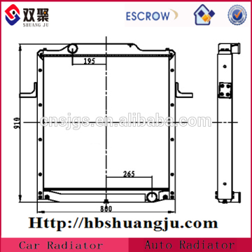 China Performance Performance Professional Radiator รถบรรทุก