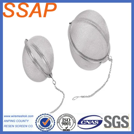 food grade stainless steel filter wire mesh tea ball