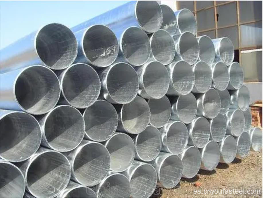 Tubo de acero galvanizado soldado ASTM A252