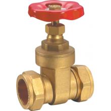 Brass Ball Valve Gate Valve with Compression Nuts