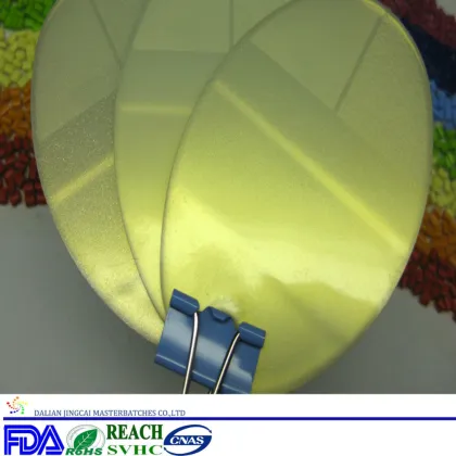 Gold colour masterbatch be used in industries