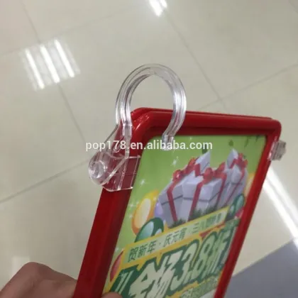 plastic frame/poster frame/picture frame for trolleys