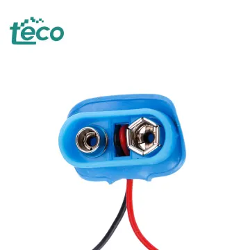 DIY Battery Connector: 9V Battery Clamp with 15cm Lead and T-Type Bracket