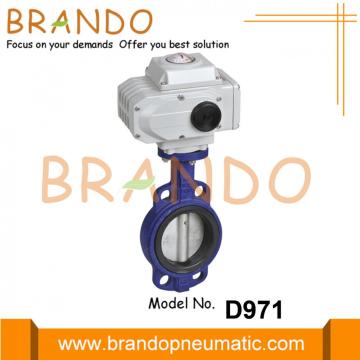 Elektriskt ställdon Wafer Butterfly Valve 4 &#39;&#39;