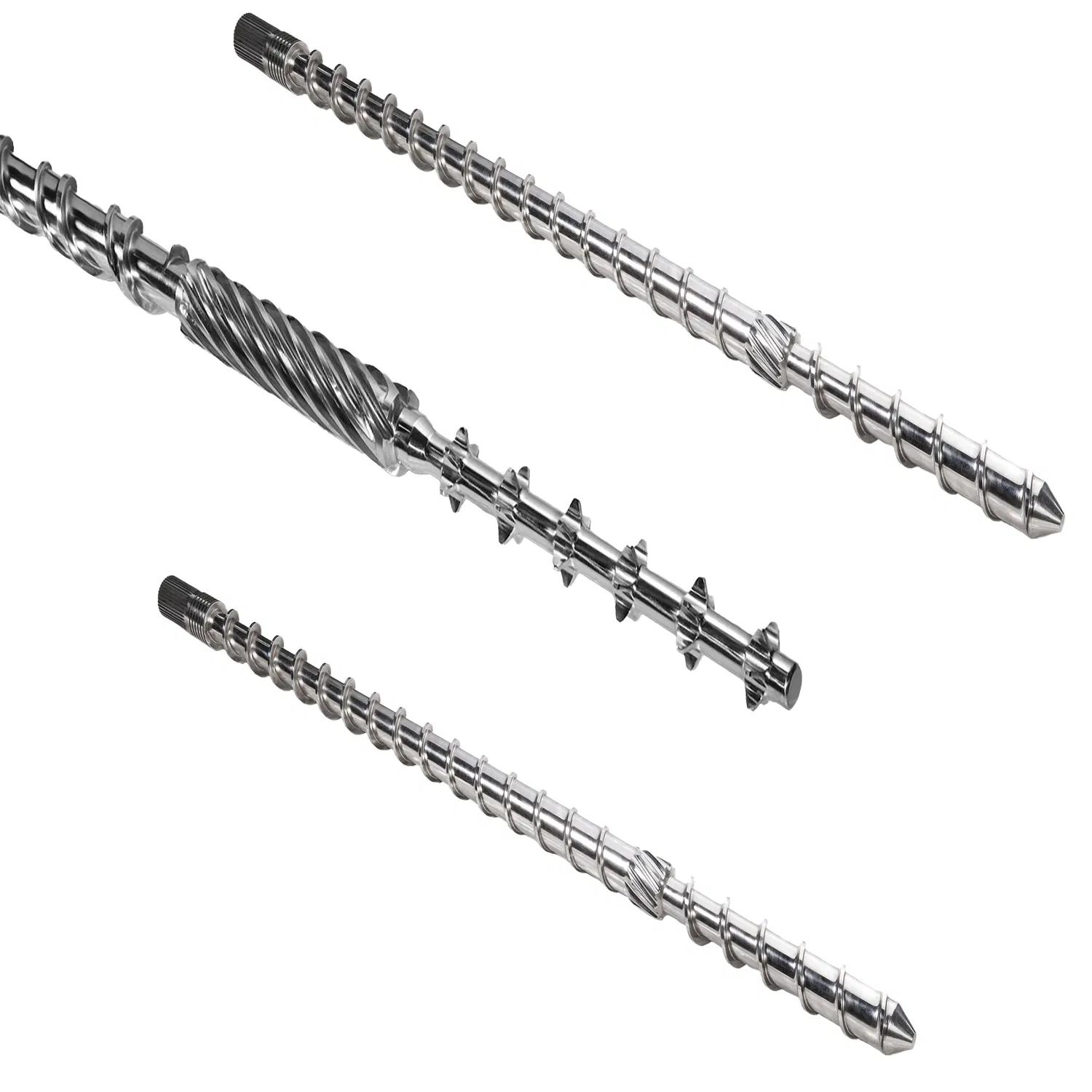 ISO Certified Bimetallic Single Screw at Barrel para sa Plastic Extruders