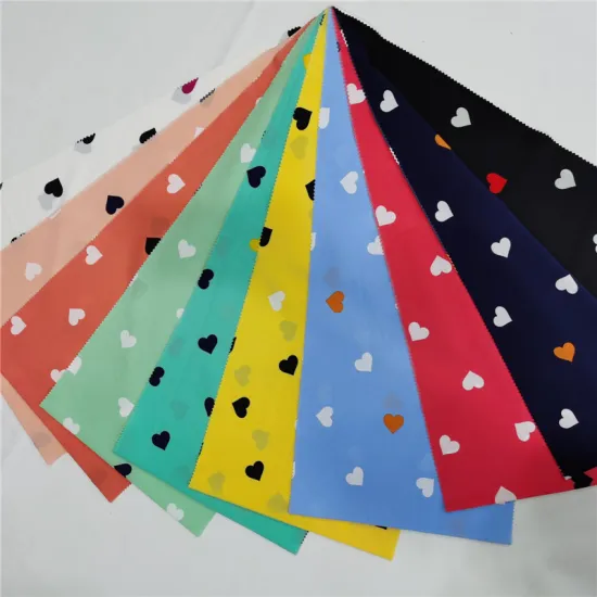 Four Way Spandex Small Heart Print