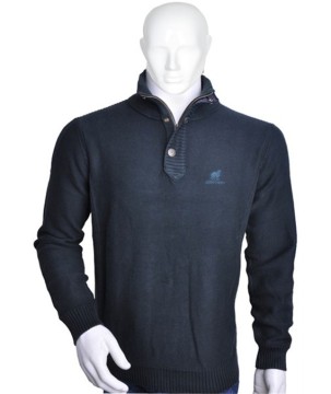 100%Cashmere Long Sleeve Sweater for Men